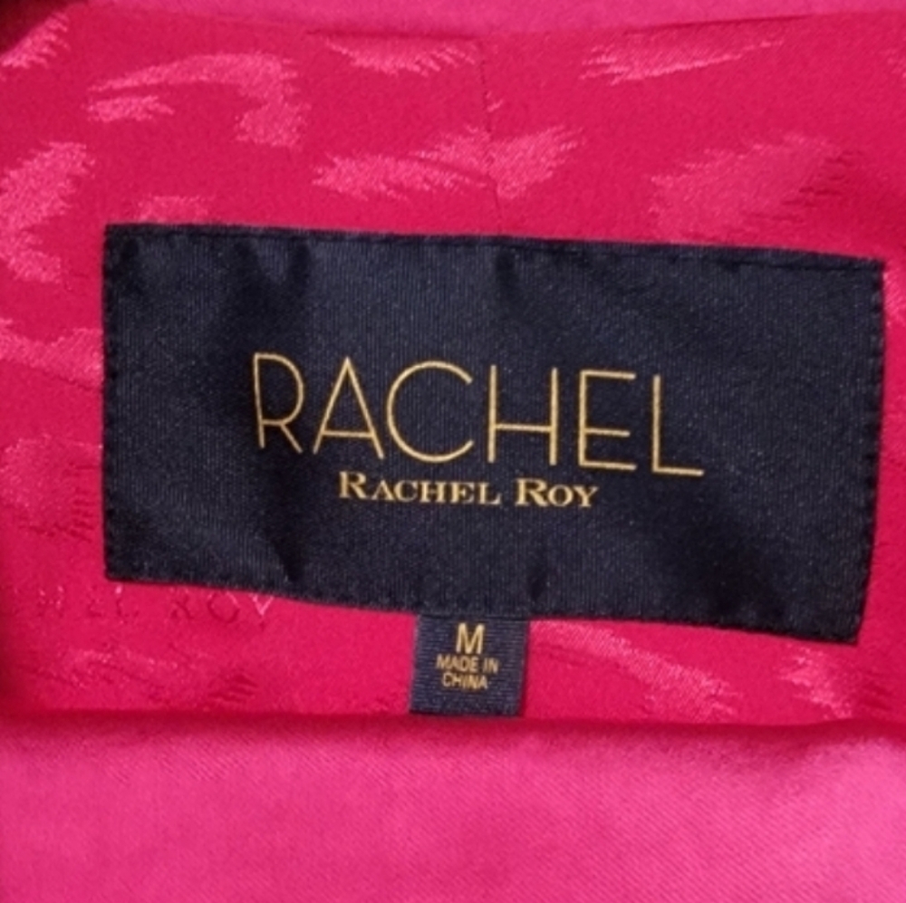 Rachel rachel roy pink silk suit pants